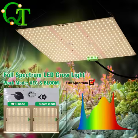 Full Spectrum LM281B LED Grow Light, Adjustable Spectrum Plant Lamp for Greenhouse Hydroponics All G