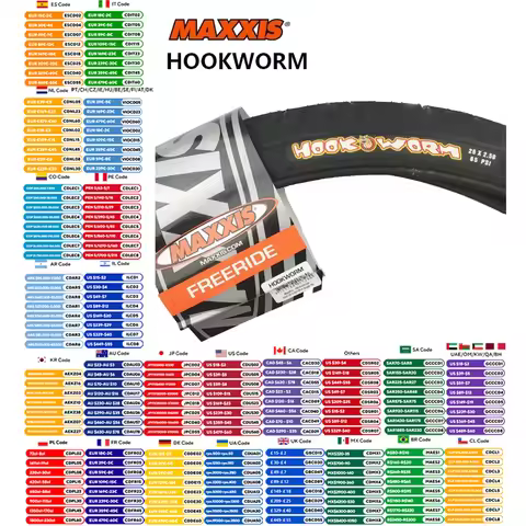 MAXXIS HOOKWORM Steel Wire Tire 20x1.95 110 PSI 24x2.5/26x2.5/29x2.5/27.5x2.5 65 PSI URBAN FREERIDE 