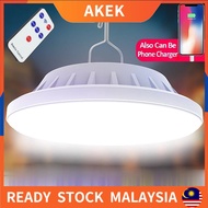 ready stock 400W 200W Rechargeable LED Bulb Lamp Remote Control Solar Charge 120/60 lamp beads Porta