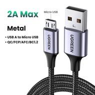 Ugreen QC 3.0 Micro 2A Fast Charging USB Cable for Xiaomi Samsung Oneplus Android Data Wire Mobile P