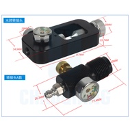 G5/8 6.8L Adapter Fire Diving Device Oxygen Cylinder Air Guide Adapter Large Cylinder to Small Cylin