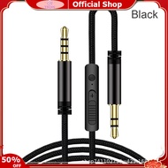 TEQIN IN stock 3.5mm Male To Male Audio Cable With Volume Control Mic Replacement Audio Cable Cord Aux Wire For PC Phone Speaker Car