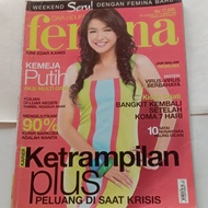 Majalah Femina Maret 2009 cover model Revalina