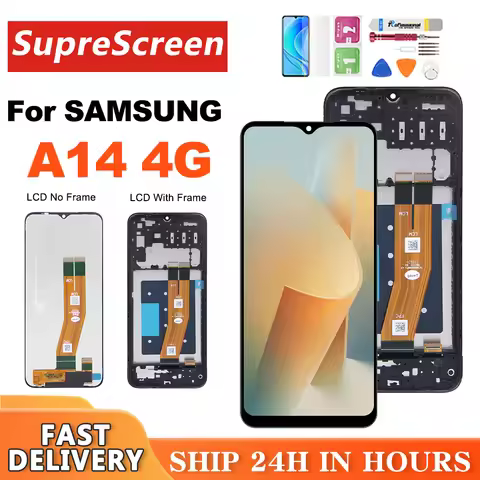 Display For Samsung A14 4G A145R A145M A145 LCD Display Touch Screen Digitizer Assembly For Samsung 