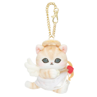 Mofusand 貓咪丘比特愛心款 毛公仔吊飾 掛飾