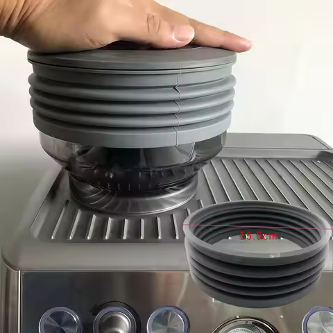 Residual coffee grounds removal from coffee machine, suitable for Breville's silicone bellows and sq