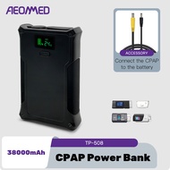 Aeonmed Power Bank 6 to 8 Hours for CPAP Battery 60W 38000mAh 266Wh Backup Power Supply Laptop Power Bank for CPAP Machine