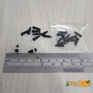 MATA 5 mm Craft Eye Black Solid Amigurumi Black Doll Eye/