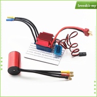 [LovoskibcMY] 2440 Brushless Motor 35A ESC Combo Accessories for 1:14 Scale RC Truck
