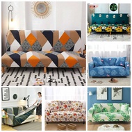 Sofa cover 1/2/3/4 Seater Normal Shape/L Shape high quality High Quality Slip Cover Free Pillowcase