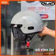 Nón BH Hàn Quốc HJC Kính Âm Giá Rẻ Bảo Hành 1 Năm | Nón Có Đủ Màu Đen Trắng Xám Ximang Hồng Size M -