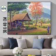 VIEW WALL DECORATIONS - VIEWS WOODEN POSTERS - VIEWED POSTERS - HOME DECORATIONS - SIZE 40X30 CM - W