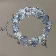 【ks1521.my】 新款现货促销超仙星星手链ins小众设计显白百搭甜美闺蜜手链手串Super Immortal Star Bracelet Ins niche design appears whi