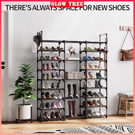 Large Shoe Rack Shoe Organizer 8 Tiers Shoe Rack for Closets Heavy Duty Metal Shoe Rack Large Capacity up to 50 Pairs Shoe Shelf Boots Organizers and Storage for Entryway