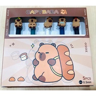 CapyBara Gel Pen Set 5in1