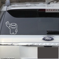 Cutting car stickers jdm domo kun domo kun domokun cool car window stickers cute variety car sticker