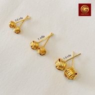 GGOLD ต่างหูทอง96.5%แท้ ลายตะกร้อ 4 ห่วง ( ฟรีแป้นต่างหูพลาสติก ) [G-00492G-00464G-00560 ] ผ่อน LazP