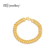 MJ Jewellery 916/22K Gold Hollow Coco Bracelet T026