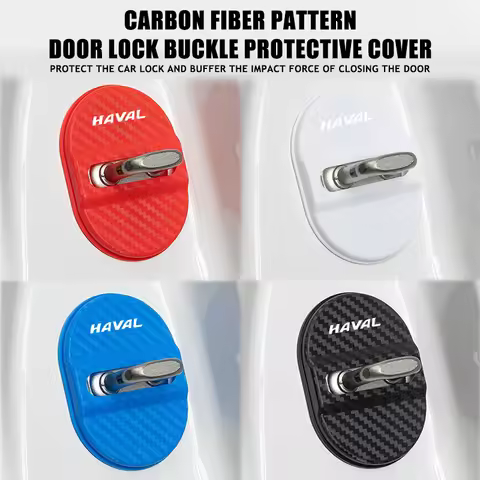 Car Door Lock Buckle Protection Cover Decorative Protector Accessories For Haval H6 F7 H9 H2 Jolion 