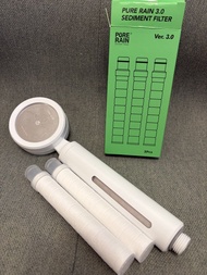 韓國過濾花灑頭（新淨）連濾芯（全新2條）made in Korea, Pure rain PRM Filter ver.3.0