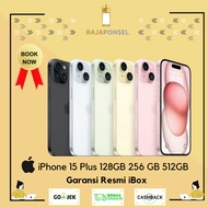 iPhone 15 Plus 128GB 256GB 512GB Garansi Resmi iBox