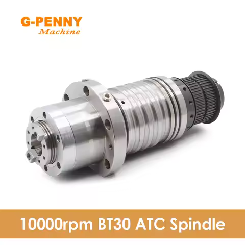 G-PENNY BT30 ATC Spindle Motor Unpowered Spindle Motor 10000rpm With Belt Pulley 4 pieces Ceramic Be