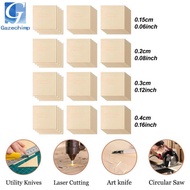 [Gazechimp] Basswood Sheet Plywood Sheet,Unfinished Wood Piece for Crafts for Cutting,Wood Burning