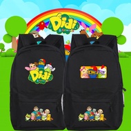 Didi&Friends Children's Printed Cartoon Backpack Fashion Men's and Women's Large Capacity Backpack F
