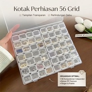 Plastic Storage Jewelry Box 56 Grids - DR56