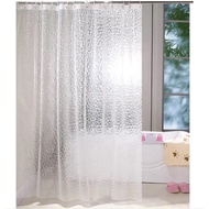 Vinnatsu 3D Shower Curtain/ Curtain Shower Curtain 180x200cm Kitchen/ Toilet PVC Water Cubic Shower 