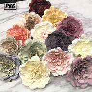 REPKGMY 5PCS Artificial Flower, Silk Flower Scrapbooking Peony Flower Heads, Flower Heads Decorative