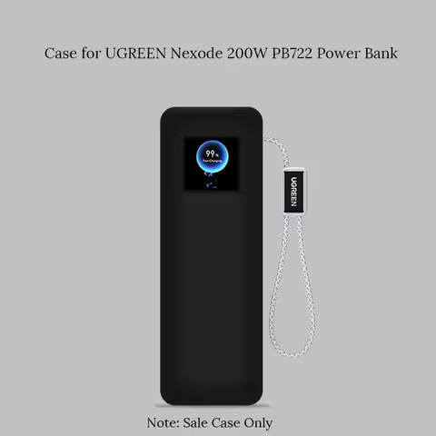 Soft Silicone Protective Case for UGREEN Nexode 200W 25000mAh PB722 Power Bank Anti-Drop Anti-Scratc