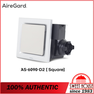 AireGard AS-6090-D1 Exhaust Fan Air Ventilator 4" / 4 Inch Silent Series (Round) (White) l AS-6090-