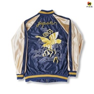 Sukajan Murayama Gold Eagle Low High Japanese Men's Jacket - XL