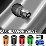 4pcs Car Tyre Stem Air Valve Caps Aluminum 6 Colour for Mercedes Benz AMG GT W204 W212 W211 W124 W21