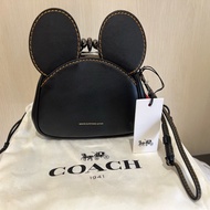 Coach*Disney 聯名黑色米奇手拿包（全新收藏品）