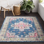 160x230cm Retro Anti-slip Crystal Velvet Doormat Indoor Outdoor Doorway Large Rug Mat Bedroom Carpet