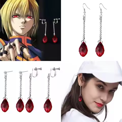 Anime Hunter X Hunter Fashion Diamond Earring Cosplay Party jewelry
