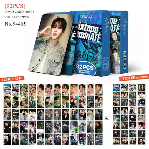SKZOO 92 pcs STRAY KIDS mini cards for fan meetings, celebrity merchandise, collectible photos, card