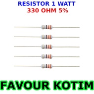 330 OHM 1 W WATT 1W 5 PERCENT FVKOTIM RESISTOR