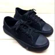 (Ready Stock ) unisex School shoes black canvas