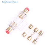 Familiesandflash&gt; 10A/15A/20A/25A/30A/40A/50A/60A/70A/80A/100A Car Audio Power Amplifier Glass AGU Nickel Plated Fuse 10X38NM well