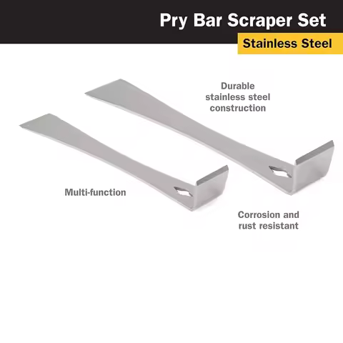 1pcs Stainless Steel Pry Bar Scraper, 6.77 Inch Long, Pry Tool, Scraper and Pry Bar, Metal Pry Tool,