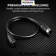 MUNDAN Keyboard Mouse Converter, Converter Cable 0.15m / 5.9in DIN 5 Pin Male to Mini DIN 6 Pin Fema