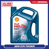 (100% Original) Shell Helix HX7 5W40 SN Semi Synthetic Engine Oil (4L) 5W-40