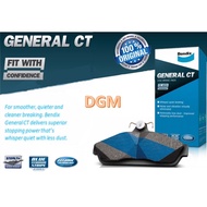 Bendix General CT Disc Brake Pad Front (DB1379GCT) - Subaru Impreza EJ15 EJ16 EJ20 Forester EJ20 EJ2