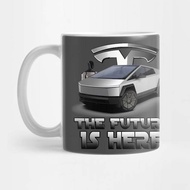 The Future Is Here Cybertruck Tesla Robot Logo Cybertruck Mug