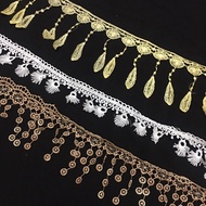 1Yard Embroidery Tassel lace Border Lace Chemical Lace DIY Lace