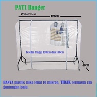 GANTUNGAN Art X87B Plastic MIKA Clothes Protective Cover Clothes Hanger P12