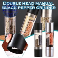 Salt Pepper Manual Grinder Lada Hitam Grinder Adjustable Garam Steel Grinder Manual Stainless L4w2